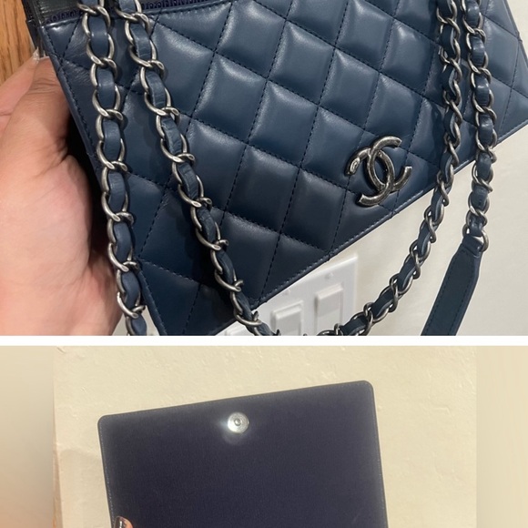 Chanel Blue Quilted Lambskin Medium Ballerine Flap Bag🔥💙 - Picture 15 of 16